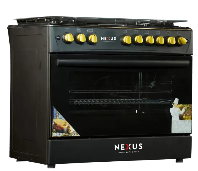 Nexus NX-9001 Gas Cooker Black (4+2) :- Nexus NX-9001 Gas Cooker Black...