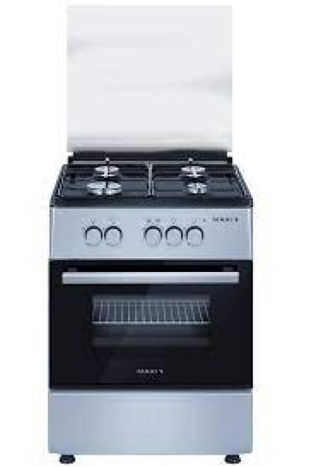 Maxi 60*60 4 Burner Gas Cooker Basic Black Gray :- 60604BBASICBG