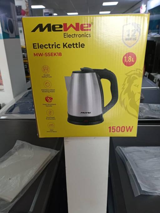 Mewe Electric Kettle. 1.8L MW-SSEK18 :- Kettles TYPE Brand New CONDITI...